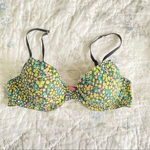 PINK lightly lined t-shirt Demi bra